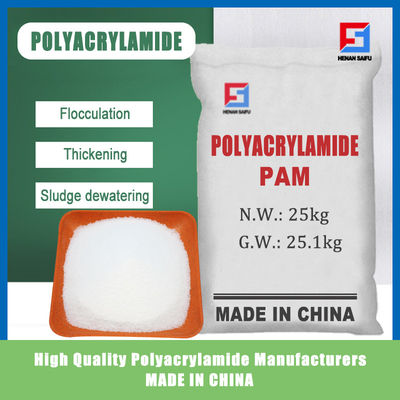 Polyacrylamide Flocculant Hóa chất PAM cho khai thác mỏ Nước thải Anionic Khử nước bùn