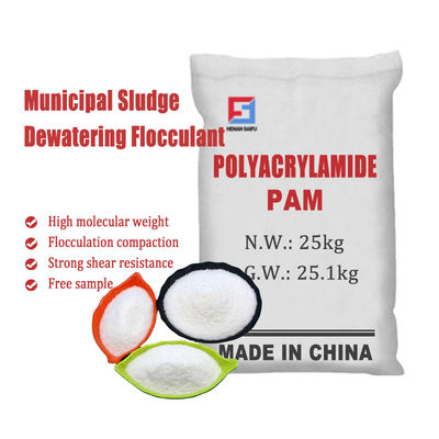 Xử lý nước bằng hóa chất PAM bùn công nghiệp Khử nước Cation Polyacrylamide
