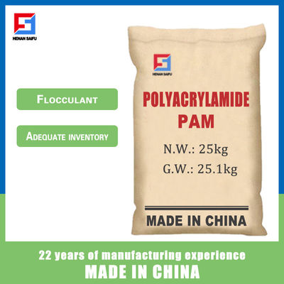 Anionic Polyacrylamide Granules PAM Hóa chất phụ gia cấp công nghiệp 25kg / bao
