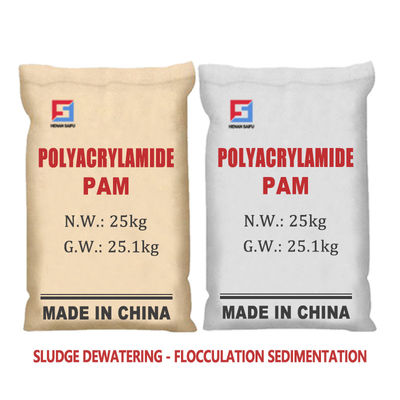 Hóa chất cấp công nghiệp Chất kết tụ trong nước Polyme hòa tan APAM Polyacrylamide Anionic